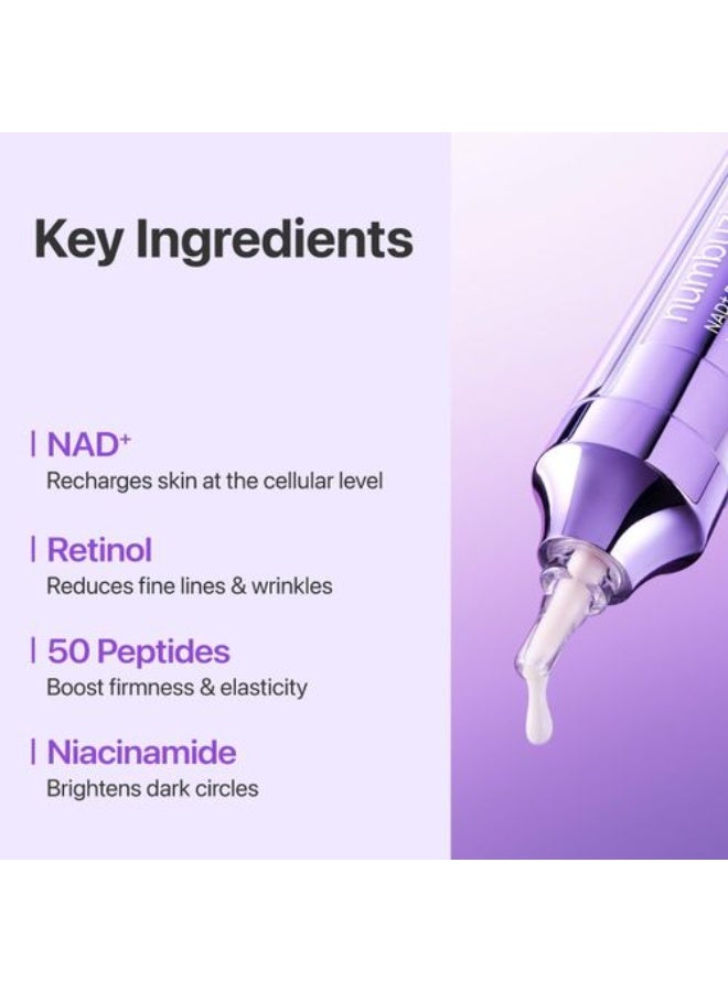 numbuzin No.9 NAD+ Retinol Volumetox Eye Cream 10ml - Image 3